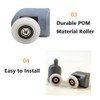 8 Pcs Shower Door Rollers Wheels, Shower Room Upper &