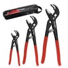 HAUTMEC 3PCS Tongue and Groove Joint Pliers Set,Auto-Adjusting Quick-Action Water