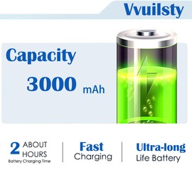 Vvuilsty TLI028C7 battery for TCL IONX T430W Alcatel per 1A 1B Year 2020 Phone 5002H Tracfone A3 A509DL,Rechargeable 0 Cycle Battery Compatible with Alcatel 1B Year 2020 Phone 5002H Tracfone A3 A509DL