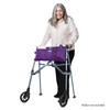 Top Glides 5-Pocket Carry-All Pouch for Stander Folding Walkers (Purple)
