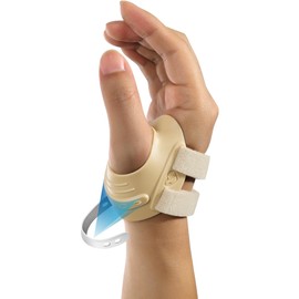 INFILAR CMC Thumb Brace for Men and Women, CMC Joint Supportfor Thumb Joint Discomfort, Instability, Lightweight & Adjustable Thumb Support, Khaki