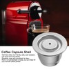Stainless Steel Reusable Coffee Capsule Shell Coffee Filter Fit for