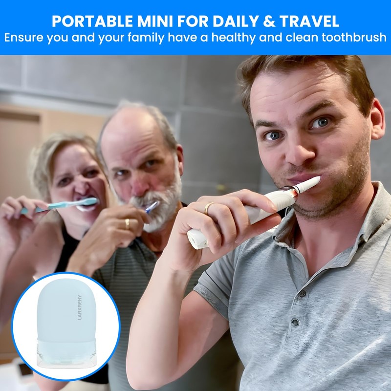 LARXREHY Toothbrush Cleaner Case - Toothbrush Covers with Holder -