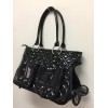 Mcage New Faux Leather Trim Purse Stylish Buckle Accents Pet