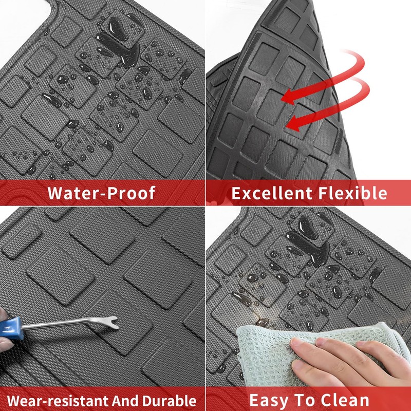 Xipoo Cargo Liner Compatible with 2022-2025 Tucson Backrest Mat TPE