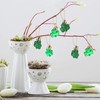 Leinuosen 48 Pieces St Patrick's Day Shamrocks Ornament Good Luck