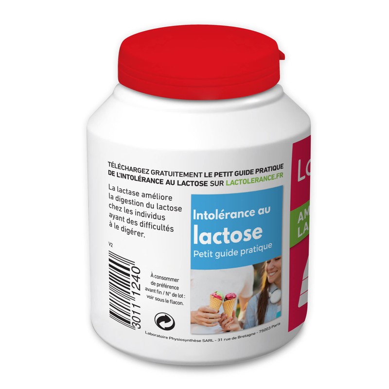 Lactolérance 9000 I 144 Capsules Lactase I for Treating Severe