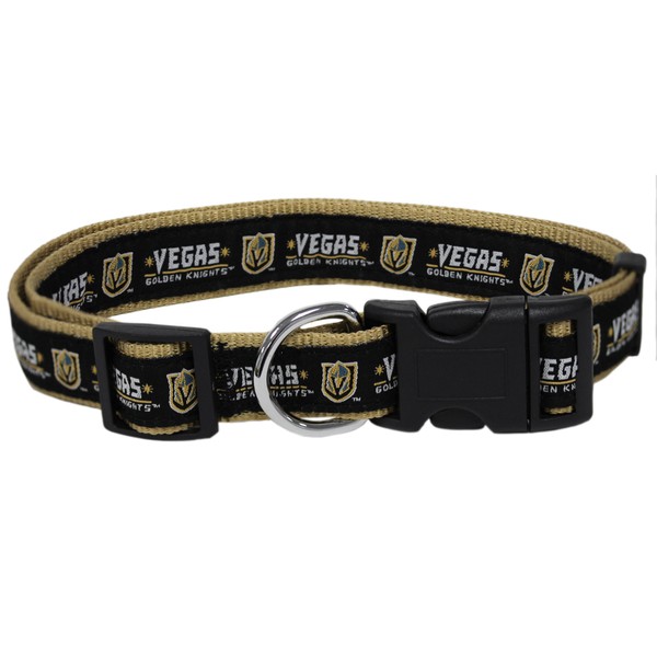 Pets First LVK-3036-MD Vegas Golden Knights Collar, Medium