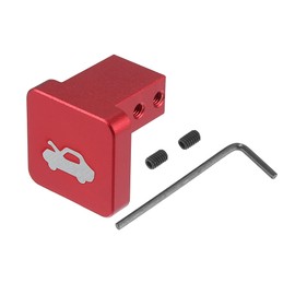 A ABSOPRO Hood Latch Release Handle Repair Kit for Honda Civic 1996-2011 for Honda CR-V 1997-2006 for Honda Element 2003-2011 Aluminum Alloy Red