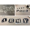 Army Letter Stencils - Reusable Alphabet Stencils - Paint Your