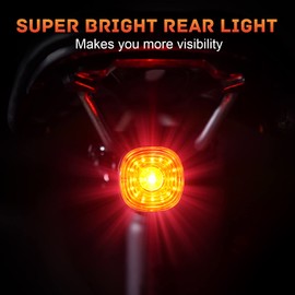 Bike Rear Light Rechargeable Taillight: Semaho Safety Bicycle Tail Lights for Night Riding