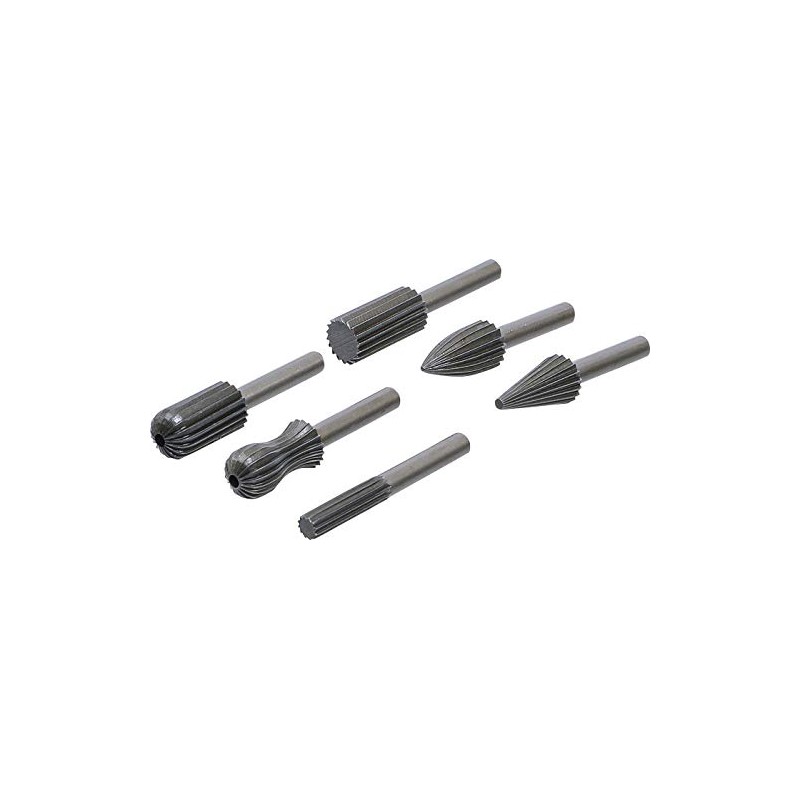 6-piece Taper Milling Set, HSS