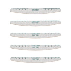 Pack of 50 Nail Files Grit 150/150, Nail Manicure Files for Acrylic Nails, Washable, Reusable