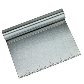 Stainless Steel Food Scraper and Chopper Large Griddle Spatula Kitchen Tool Gadget by MERRY BIRD