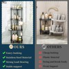 Consumest Corner Shower Caddy Standing - 4-Tier Stainless Steel Shower
