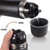 Milu Thermos Flask, Thermos Jug, 1 L, 750 ml, 500