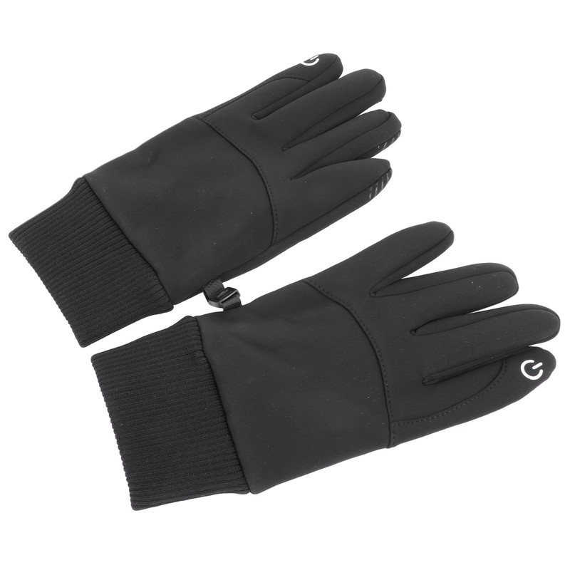 1 Pair Black Unisex Cycling Gloves Waterproof Skiing Non Slip