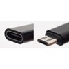 Audiofan type-C to MicroUSB Adapter Black Type-C Female to MicroUSB
