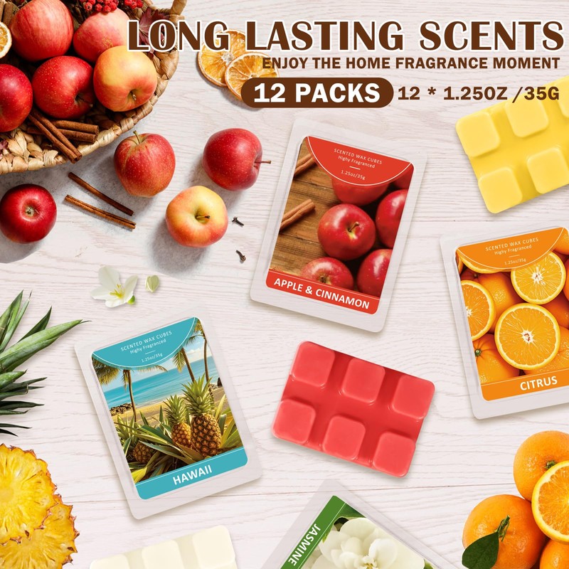 SCENTORINI Wax Melts, Wax Melts Wax Cubes Strong Scent, Scented