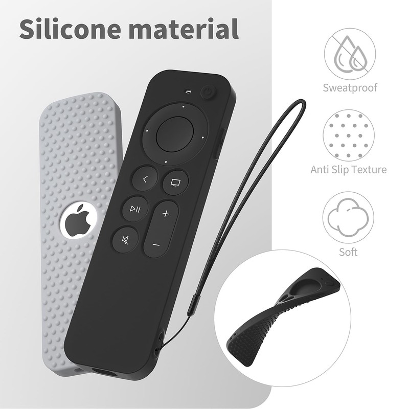 Hi Color Silicone Cover Compatible with Apple TV Siri Remote