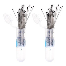 POPETPOP Collection Ornament Kits 200Pcs Stainless Steel Specimen Entomology Dissection Collections Needle for School Lab Collectors Silver Decorative Thumb Tacks Entomology Pin