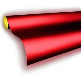 VViViD Reflective Gloss Red Vinyl Car Wrap Film DIY Roll Easy to Install No-Mess (2ft x 48 Inch)