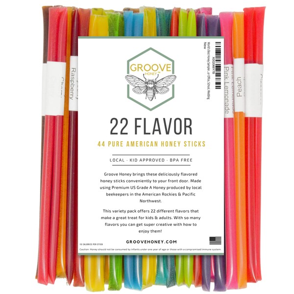 Flavored Honey Sticks - Farm Fresh US Honey Packets for