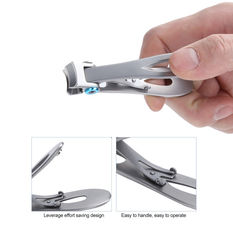 Nail Clipper Big Mouth Nail Cutter File Dead Skin Removal