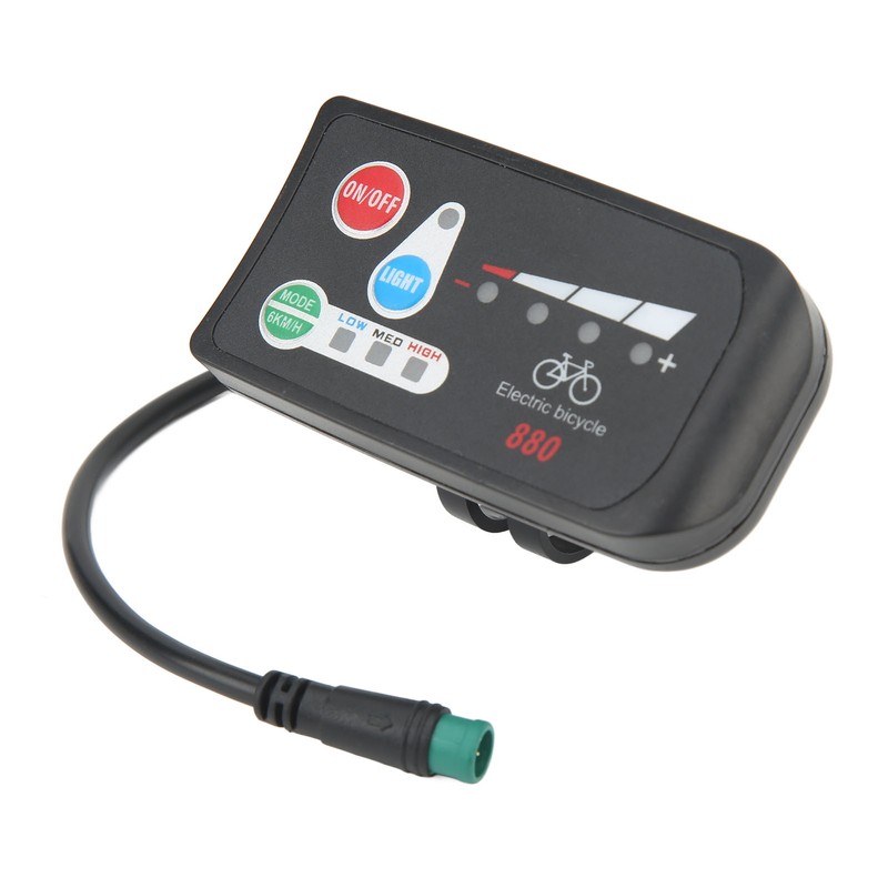 Electric Bicycle Display ABS Lightweight LED Display Meter With Waterproof