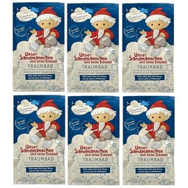 Dresdner Essenz Traumbad Sandmann Lavender Blueberry Fragrance 6 x 60 g Pack of 6