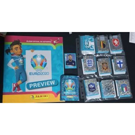 Panini Euro 2020 NO PREVIEW RARE Ed. Complete Set +Album + Sealed Mbappe ROOKIE