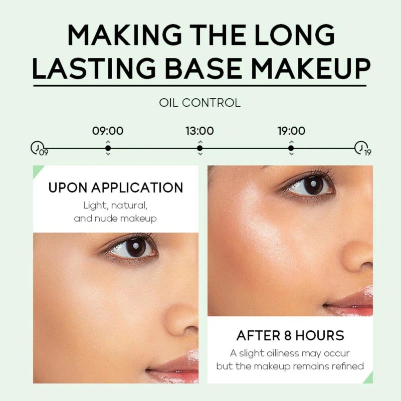 Green Colour Corrector Primer Makeup, Anti-Redness Face Primer, Grips Makeup