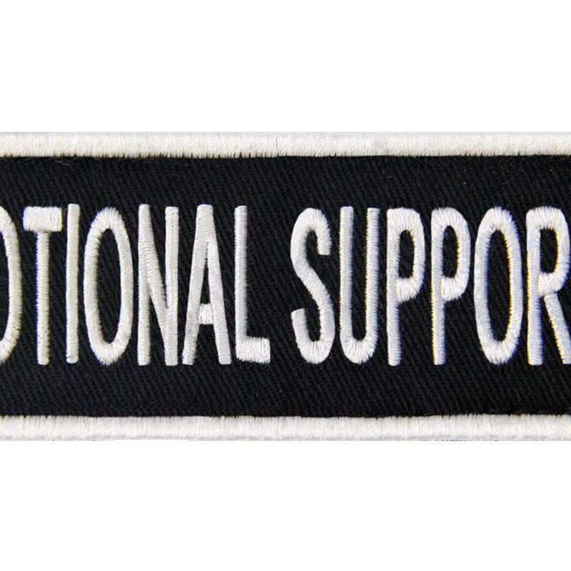 Service Dog Emotional Support Vests/Harnesses Patch Embroidered Badge Fastener Hook