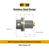 Gold Plug MP02T Stainless Steel Magnetic Drain Plug, Silver