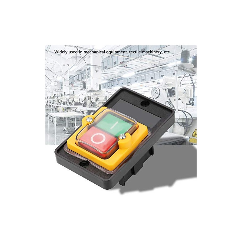 AC 220V/380V 10A Waterproof Push Button Switch,ON/Off Pushbutton Switch,Mechanical Equipment