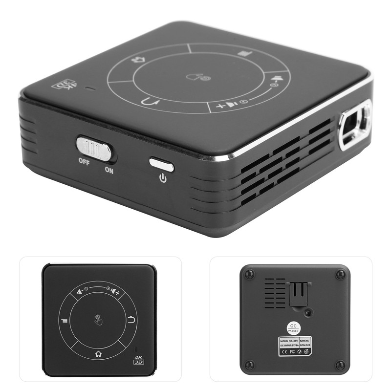 Mini Projector HD Smart Bluetooth Wireless Connection Home OnScreen Equipment