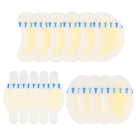 15 Stück Blasenpflaster, Blister Pads Gel Pflaster für Fuß Schutz, Fersenschutz, Linderung von Reibungsschmerzen Zehen,Vorfuß,Ferse, Extra starker Schutz und schnelle Erholung