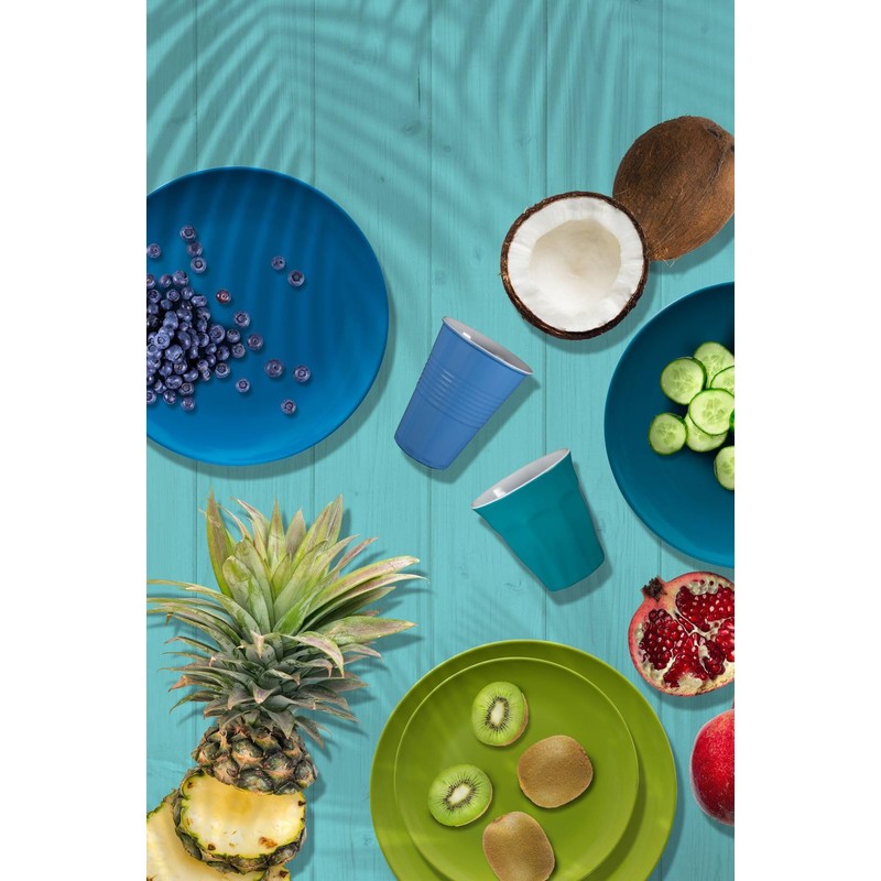 Serroni Café Two-Tone Melamine Cup, 260 ml, Yellow