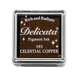 Tsukineko Ink Pad, Acrylic, Celestial Copper, 3.4 x 3.4 x 2 cm