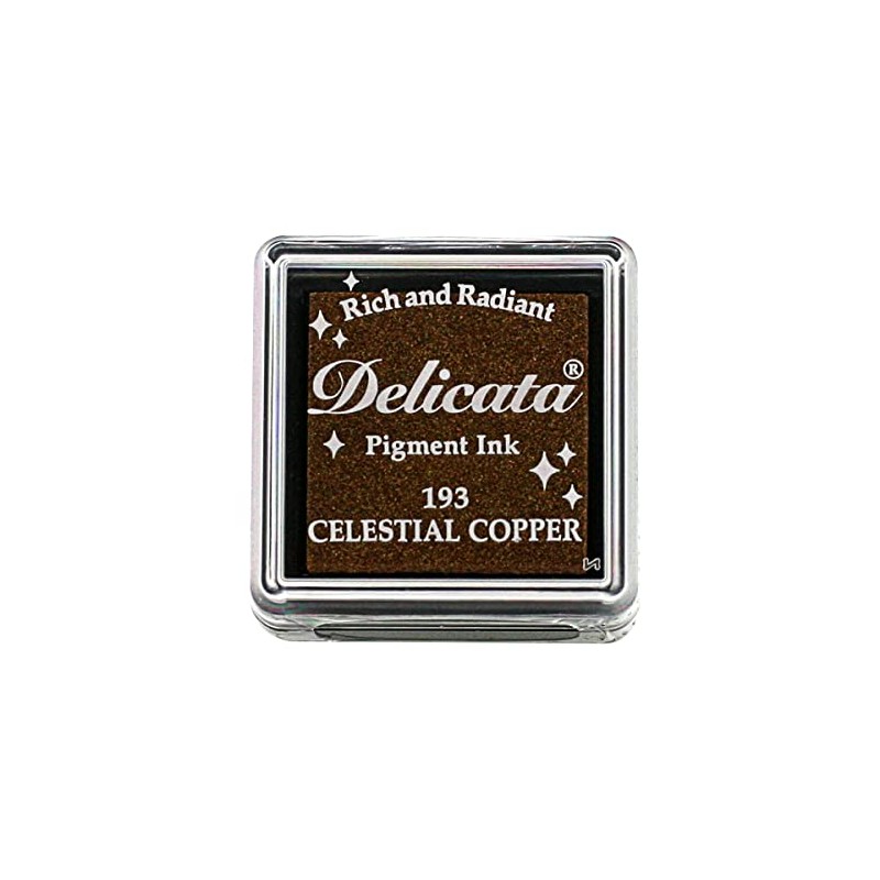 Tsukineko Ink Pad, Acrylic, Celestial Copper, 3.4 x 3.4 x