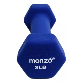 Monzó, Mancuerna Neopreno 3 Lb , Mancuernas, 1 Unidad, Pesas
