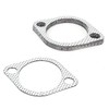 Exhaust Gasket, 5 Pieces 3 Inch Ceramic Exhaust Pipe Metal