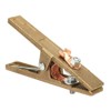 Welding Ground Clamp, 260/300/500A Brass A Shape Earth Clamp for