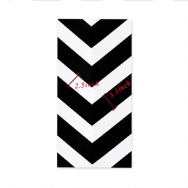 17.3"x118" Peel and Stick Wallpaper Black and White Contact Paper Removable Wall paper Stripe Self-Adhesive ContactPaper Waterproof Wallpaper Decorative for Wall Covering Cabinets Shelves Liner