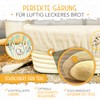 KRUSTENZAUBER 35 cm Rattan Proofing Basket with Fermentation Cloth as