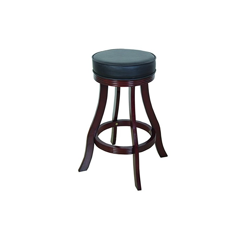 RAM Gameroom Products 30-Inch Backless Barstool, Cappuccino Finish, 30-Inch