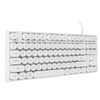 Gaming Keyboard USB Round 87 Keys Colorful Backlit Ergonomic Mechanical