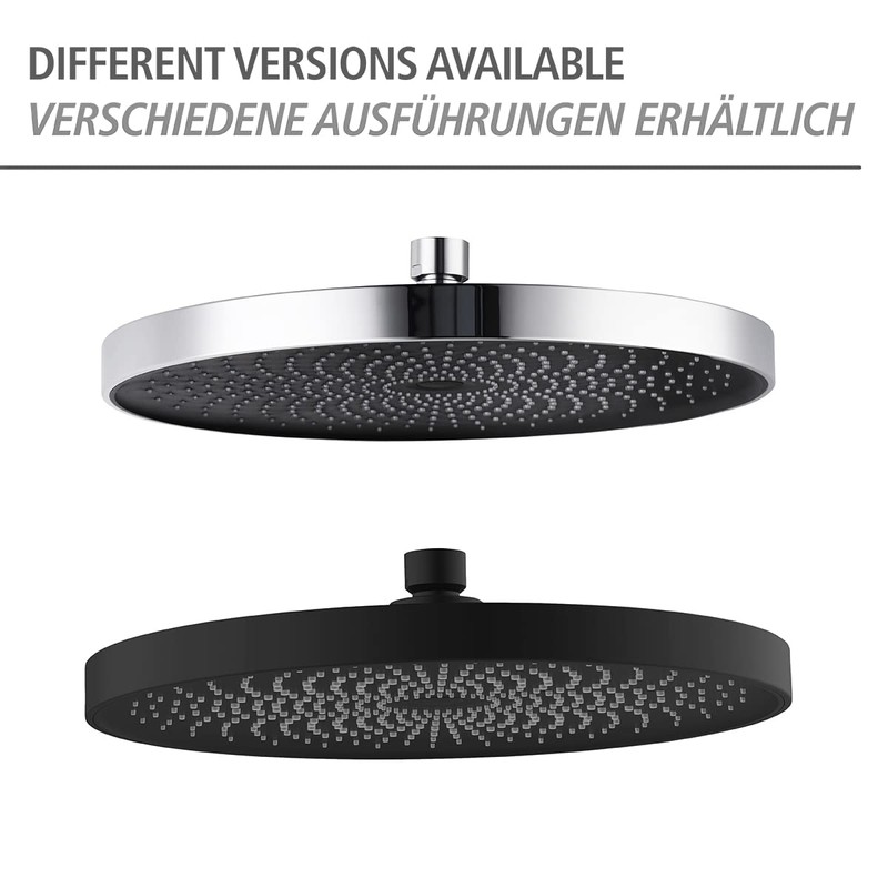 WENKO Softwater Shower Head, Rain Shower Head, Universal Shower Low