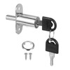 sourcing map Push Plunger Lock with Keys & Screws &
