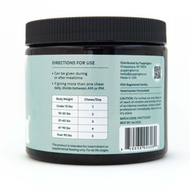 Pup Snax Ultra Calming Chews for Dogs - Dog Calming Chews - Dog Calming Treats for Anxiety Relief for Dogs and Puppies - Helps During Loud Noises, Dog Separation Anxiety, and Life Changes